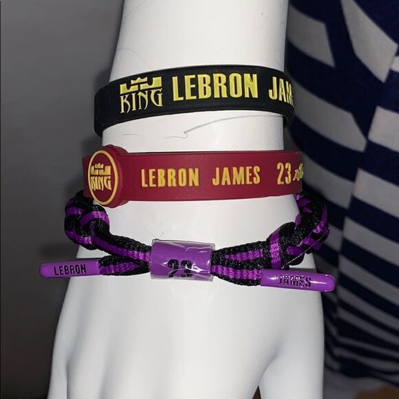 Lebron james 🏀 Sports Bracelet Set of 3  - Picture 1 of 6